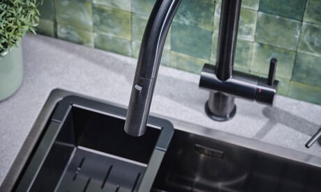 Reginox Gun Metal II mit Abtropfbecken Reginox Gun Metal II mit Abtropfbecken