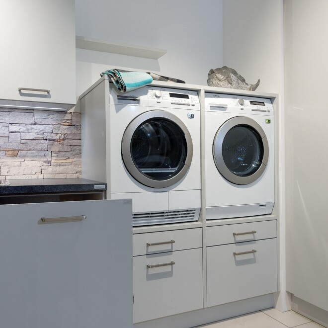 Der Hauswirtschaftraum: Wer ihn hat, will ihn nicht missen. Der Hauswirtschaftraum: Wer ihn hat, will ihn nicht missen.